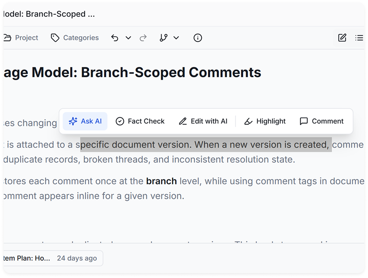 Interactive sharing for readers and teams