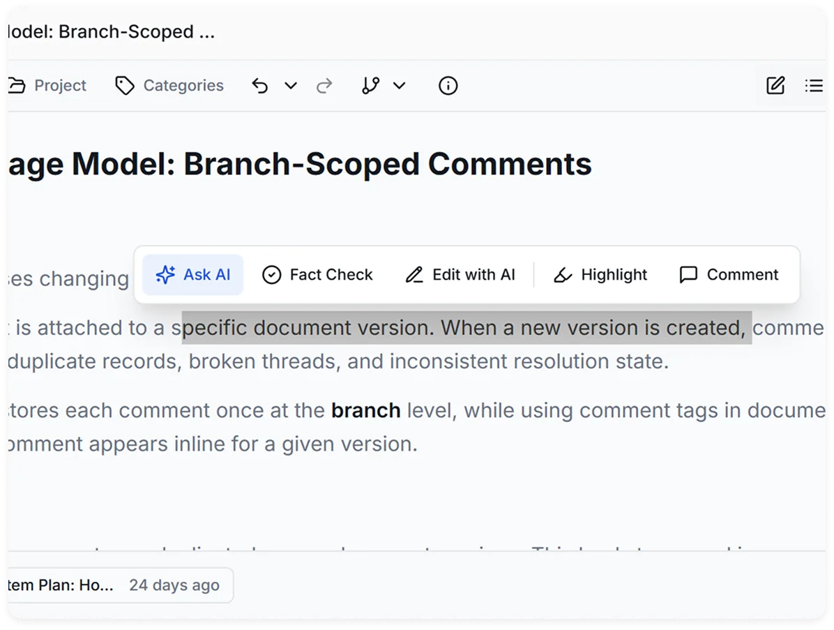 Interactive sharing for readers and teams